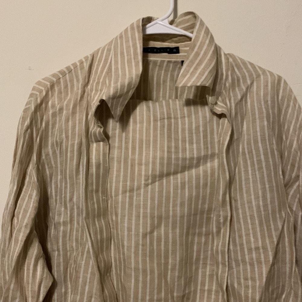 PerryElis 💯 Linen Botton Down Top/Bottom Size:XL